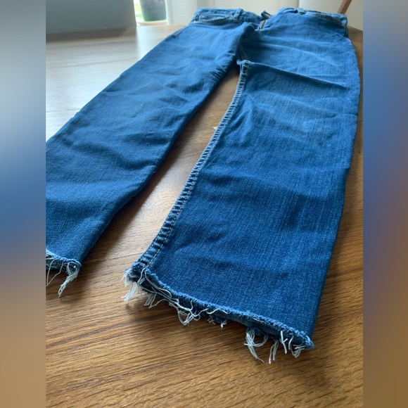 Free People Jeans with Raw Hem and Zipper Fly - Picture 4 of 6
